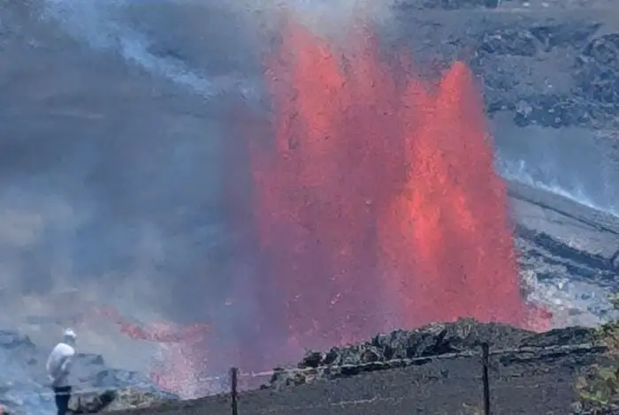 Volcano in action!